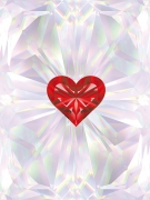Kristall Herz  