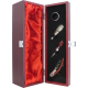 Weinbox Deluxe "Rot" mit 4 Accessoires