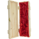Holzkiste mit Scharnierdeckel "Rot" 